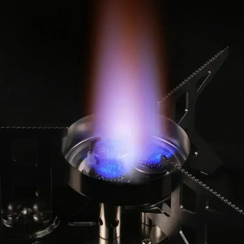 BRS-97 Estufa de Cassette plegable de 3800W, estufa de Gas portátil para acampar, horno de Cassette de acero inoxidable, quemador de Gas, accesorios para acampar