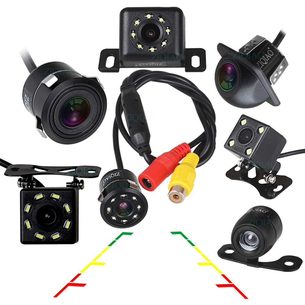 ZIQIAO 7 pouces TFT LCD kit de voiture miroir surveille moniteur de vue arrière de voiture