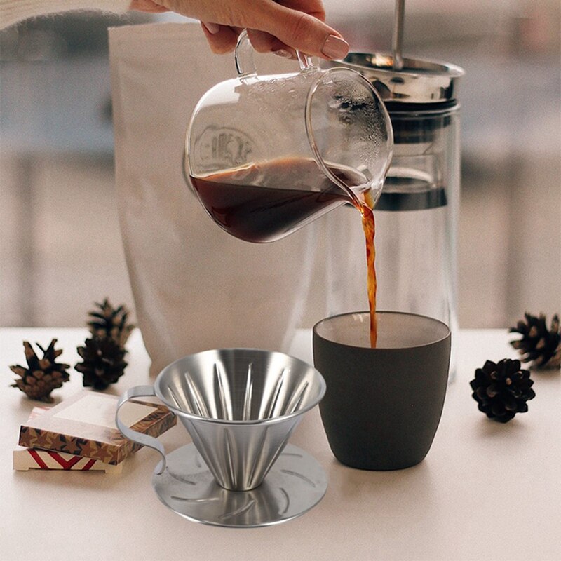 Clever Pour over Coffee Dripper Brewer Cone Filter Coffee Maker with Digital Scale Spoon LCD Display Kitchen Spoon