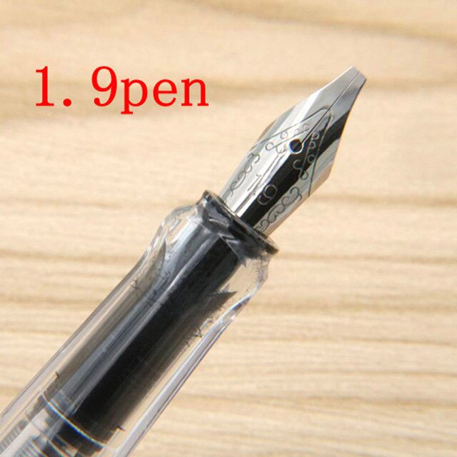 Parallel Calligraphy Fountain Pen Transparent Art Ink pen Gothic Arabic Nib Excellent Writing For Business Office Supplies: 1.9mm