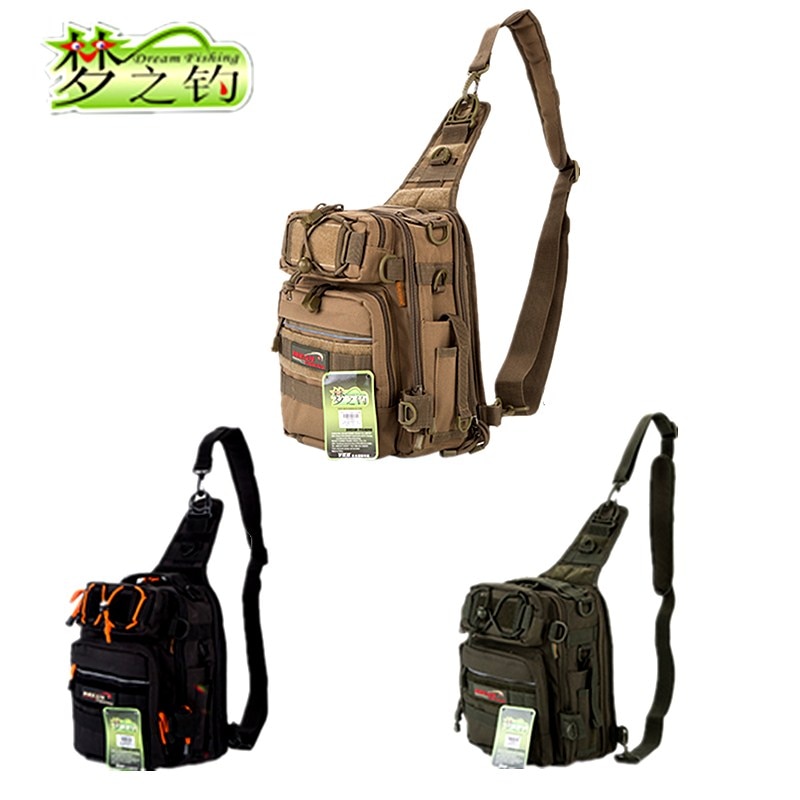 Dream Fishing, Bolsa De Pesca De gran capacidad, 14x24x29cm, impermeable, 1200D, Mochila con señuelo De nailon, Mochila, Bolsa, herramientas De Pesca