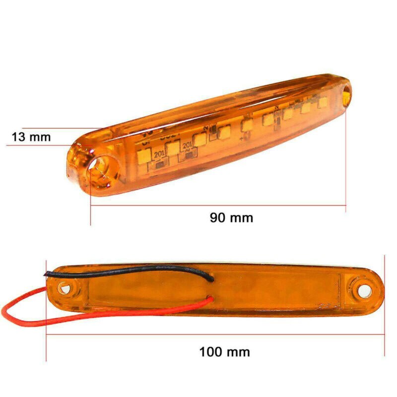 Turn Signal Car LED Lights 9 LED Side Lights Marker Waterproof PS Brand