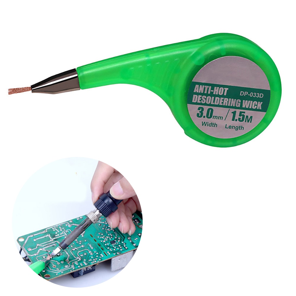1Pcs Desoldering Wick desoldering braid solder remover vacuum sucker desoldering Pump Tool Solder Wick