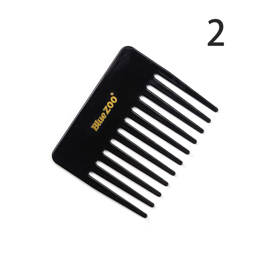 1PC hommes femmes dents larges brosse à cheveux fourchette peigne hommes barbe coiffure brosse Salon de coiffure outil de coiffure Salon accessoire: A2