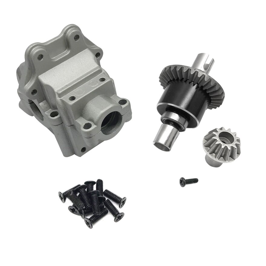 WL spielzeug 144001124019124018 RC Auto Upgrades Ersatz metall vorne und hinten getriebe gehäbenutzen und Differential setzt: Grau