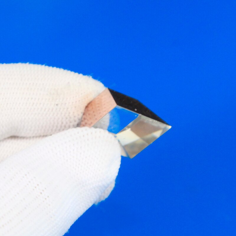 N-BK7 prisma trapezoidal, superficie dorada, cristal óptico para instrumentos de precisión óptica