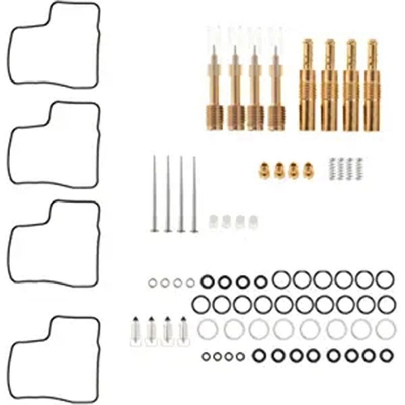 4-Pack Carburetor Rebuild Carb Repair Kits Replacement for Honda V65 Magna V65 Sabre Shadow 750 1100 Interceptor 1000: Default Title