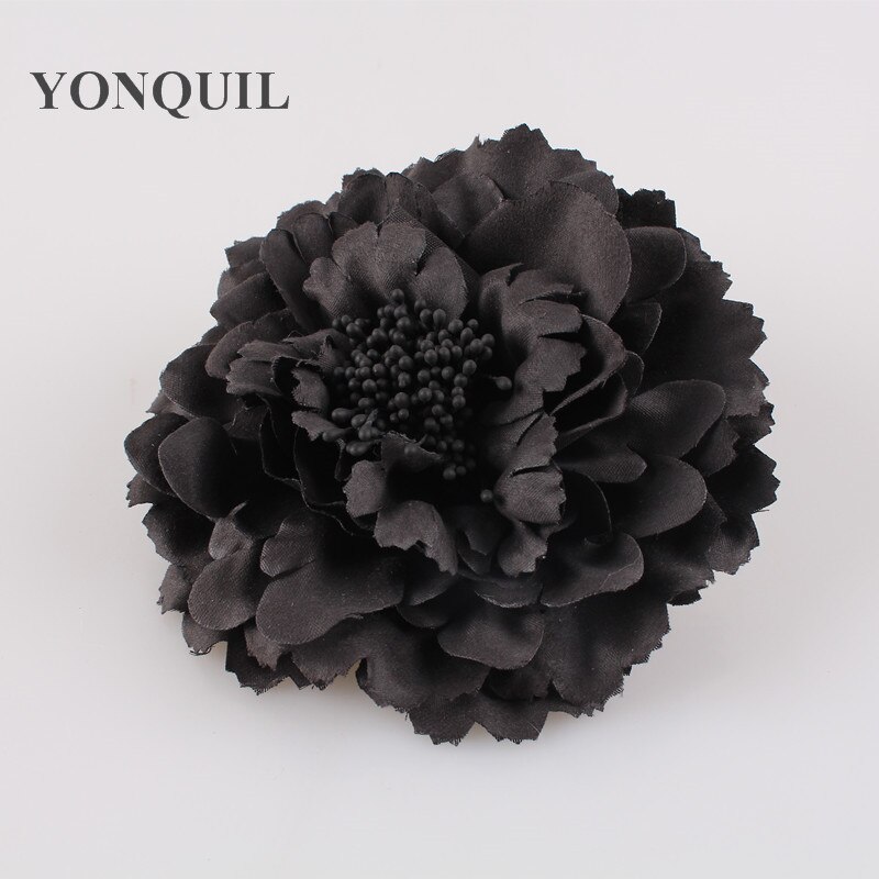 Vrouwen dames bloemen hoofdband bruid bruiloft haarband fascinators haaraccessoires fantasierijke veren hoofdtooi mesh huwelijk: Zwart