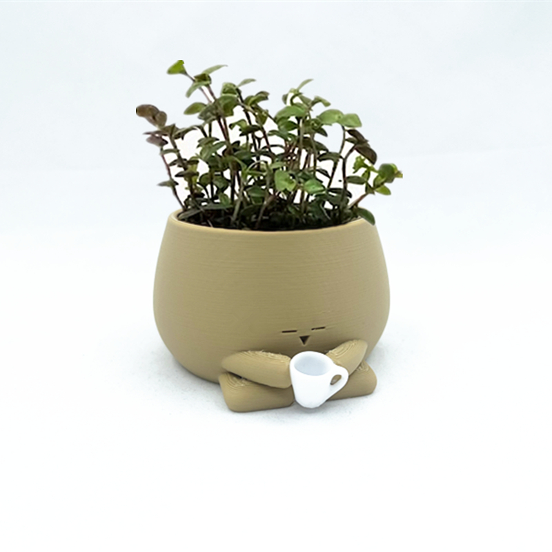 Maceta acogedora para sujetar bebidas, maceta de jardinería, soporte para plantas pequeñas, soporte para plantas de aire, macetas para plantas de interior