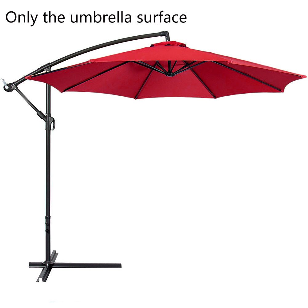 Thick Outdoor Anti UV For Patio Durable Waterproof Umbrella Replacement Canopy Backyard Garden Keep Cool Parasol Shade Polyester