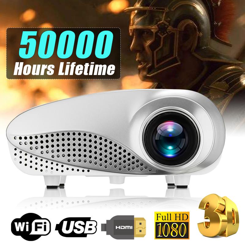 Clear Mini Draagbare 1080P 3D Hd Led Projector Multimedia Home Theater Usb Vga Hdmi Tv Home Theatre-systeem