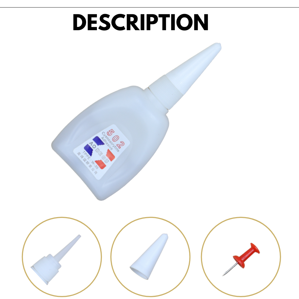 Colle Super forte instantanée 3ML/6ML/15ML, jouets adhésifs 502, artisanat, chaussures collantes, jouets adhésifs universels,