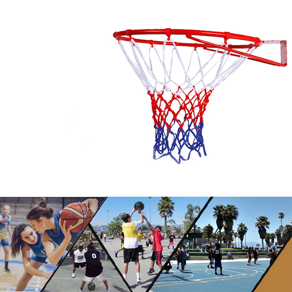 45 Cm Basketbal Doel Hoepel Velg Netto Sportartikelen Netting Indoor Van Outdoor For A Basketbal Spel Zeer Duurzaam