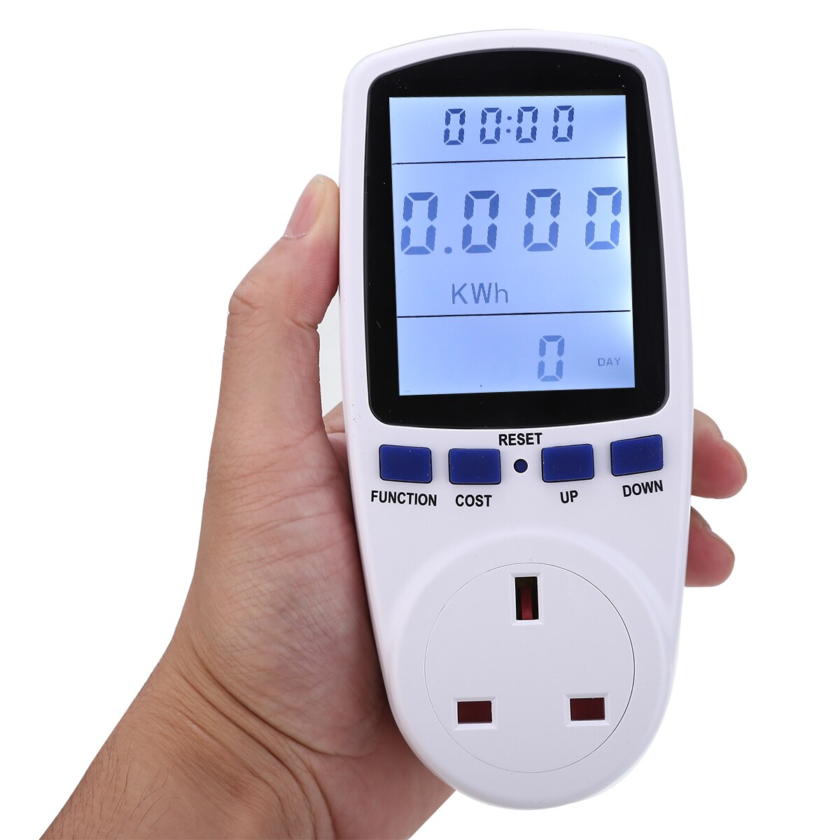 230VAC UK Plug Electricity Consumption Power Meter Energy Watt Electrical Analysis 50HZ 13A Instruments Energy Meters