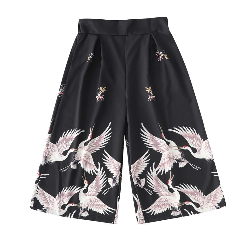 Chinese Style Wide Leg Pants Asian Streetwear Vintage Casual Sweatpants Hippie Pants Men Japanese Trousers Kimono Pants 10832