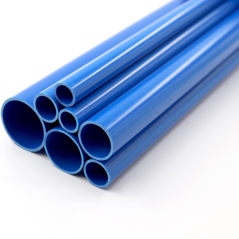 O.D 16 ~ 110mm Blau PVC Rohr 50cm länge Aquarium Aquarium Bewässerung Liefern Garten Bewässerung Armaturen Pflanzen rahmen Wasser Rohr