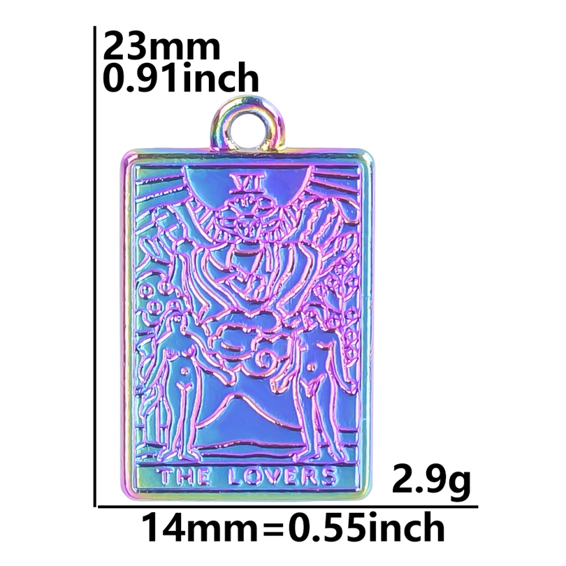 10pcs/lot Gold Plated Tarot Accessories DIY Bulk Alloy Pendant Charm for Jewelry Making Necklace Earrings DIY Material: Titanium Plated