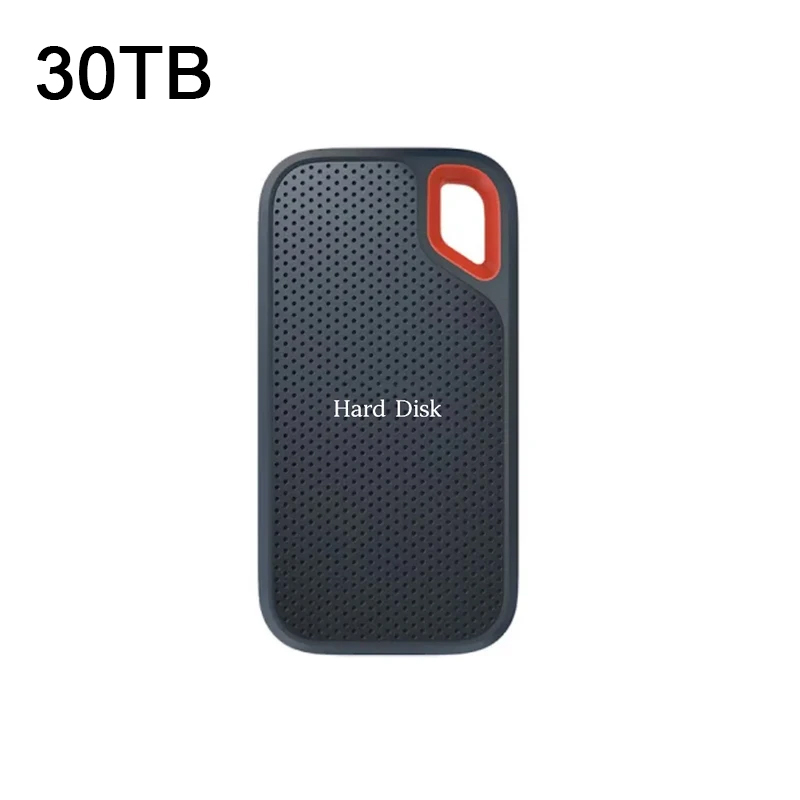 Original Portable External Solid State Drive 1TB 2TB 4TB USB 3.1 High‑Speed Mobile SSD Hard Disk Portable Storage For Mac Laptop: YELLOW