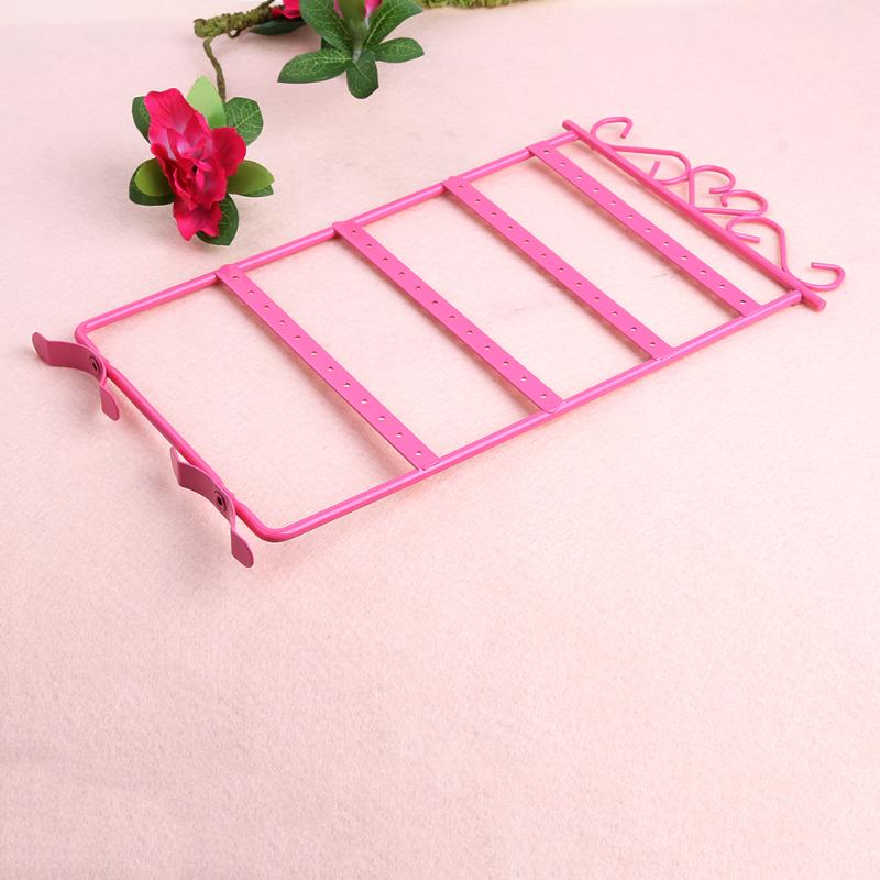 Øreringer halskjede ørestikker smykker display rack enkel stil metall stativ holder display hylle smykker stativ holder