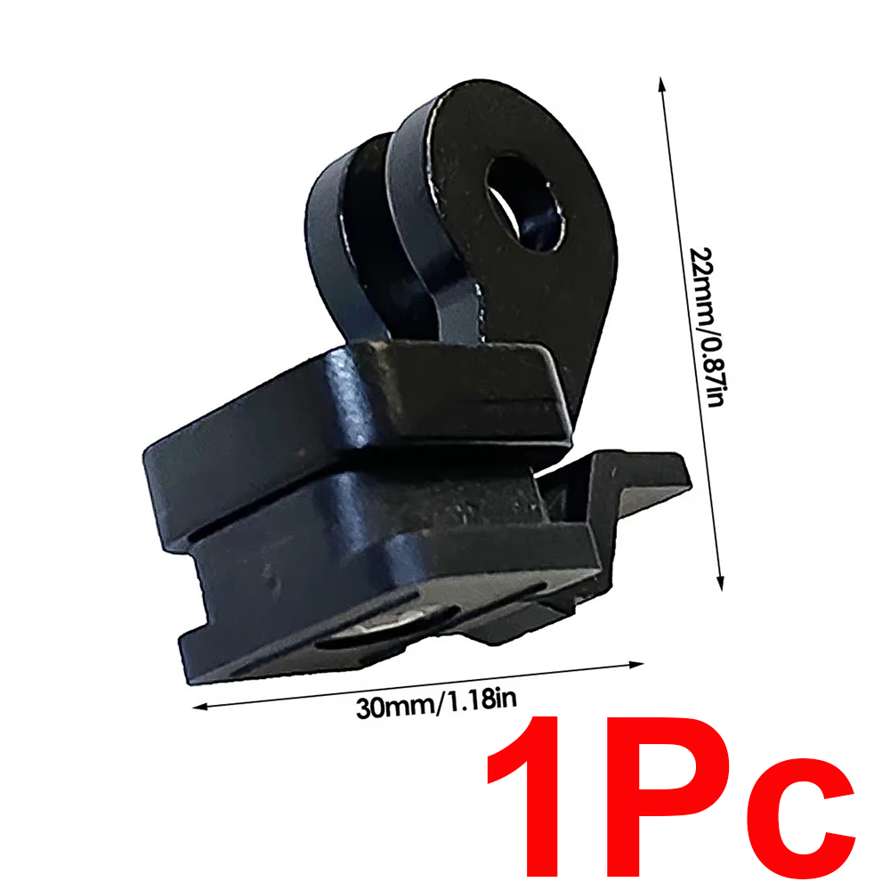 Bicycle Headlight Mount Bracket Bontrager Front Lamp Holder Trek Lifting Tail Lamp Rear Lights Adapter Base MTB Accessories: black