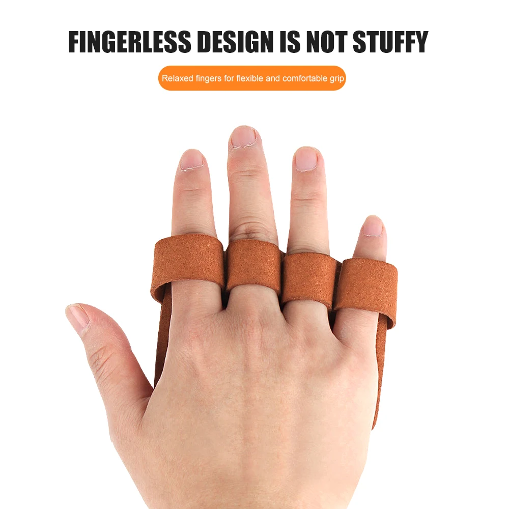 1 paio di guanti per le mani nudo per palestra fitness per sollevamento pesi, impugnatura imbottita antiscivolo per la protezione dei calli per l'allenamento incrociato, tiro su