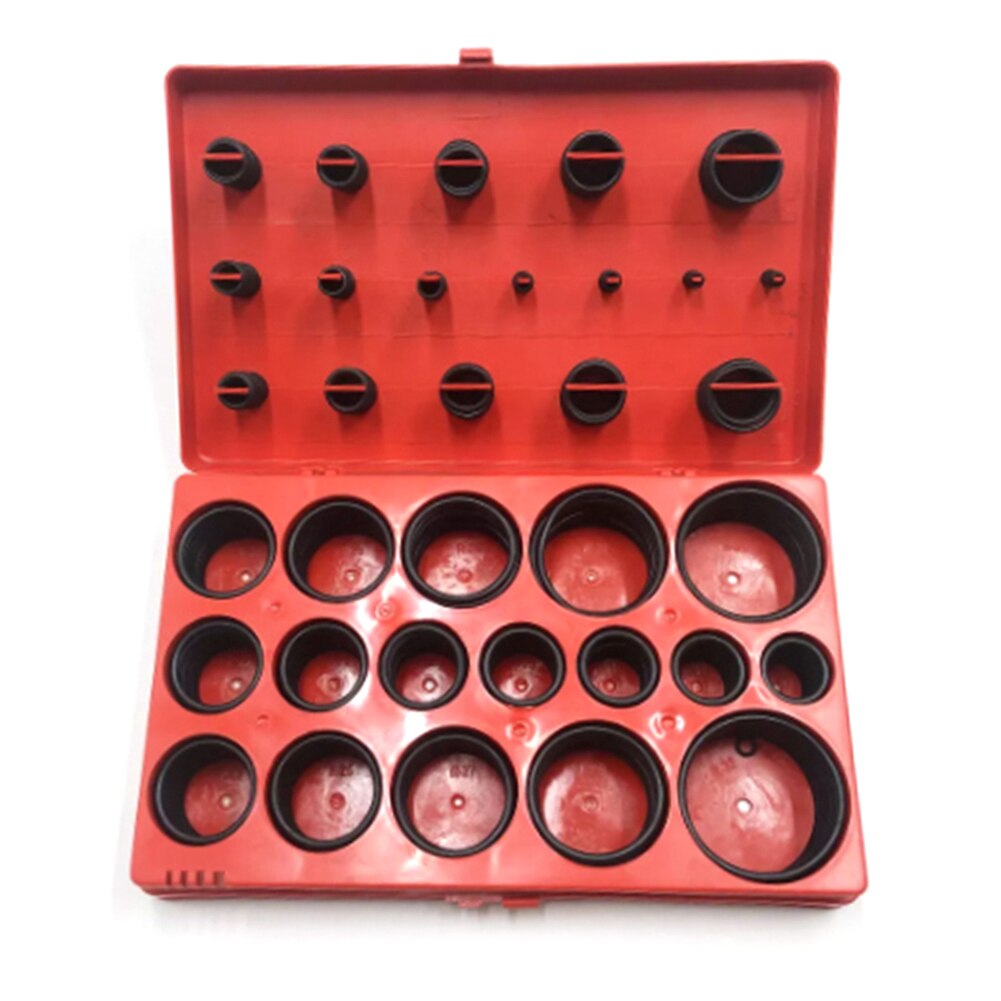 419pcs O Ring Assortment Set Seal Gasket Universal Car O-Ring Seal Set Automotive O Ring NBR Rubber Gasket Washer Assortment Kit: 407PCS