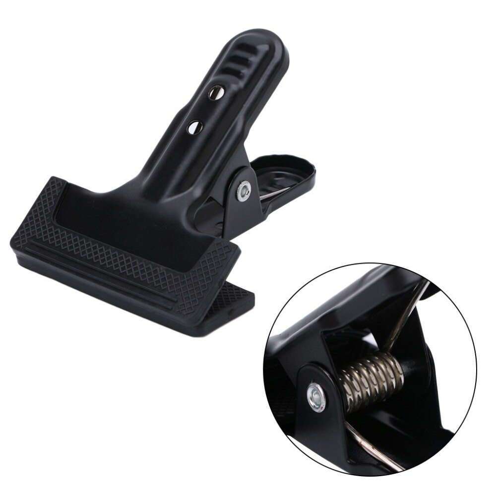 Fotostudio Fotografie Achtergrond Lente Klem Sterke Metalen Rubber Coated Clip