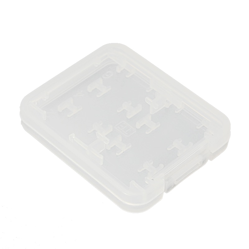 Caja de almacenamiento de tarjeta de memoria, 8 en 1 Protector DE PLÁSTICO, Micro SD, SDHC, TF, MS