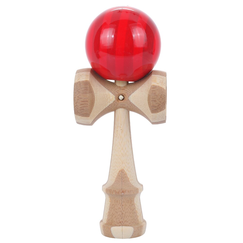 Bigger Wooden Kendama Toys Kids Adult Skillful Juggling Ball Upgrade 18CM Kendama Christmas Xmas Jouet Piłka do Zabawy: Burgundy