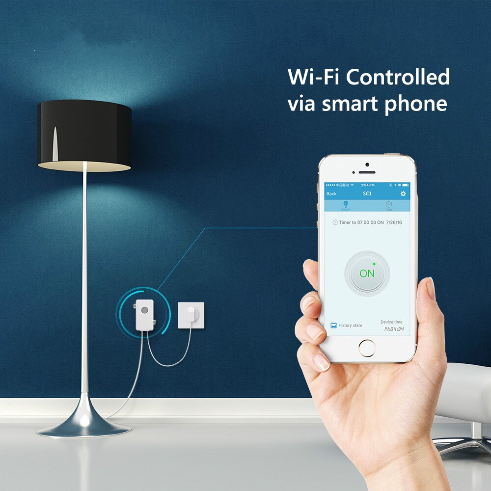 Smart switch lysstyring wifi app 2.4 ghz kontrolboks timing trådløs fjernbetjening 2500w understøttelse ios android