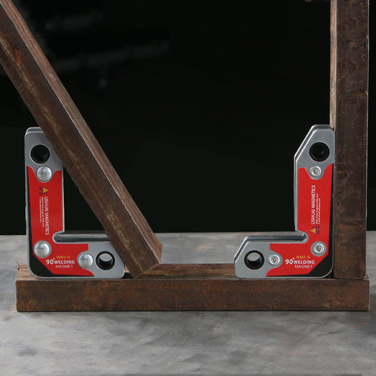 2 stk svejsemagneter inde/ude 90 graders svejseholdere 30kg stærk magnetisk klemme 30 60 90 vinkler