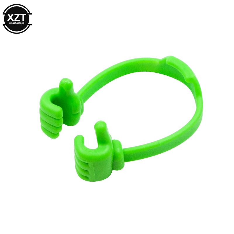 Soporte ajustable para tableta y teléfono móvil, soporte de pulgares de colores para mesa de coche, soporte de escritorio Universal para IPhone, ipad y tableta: green
