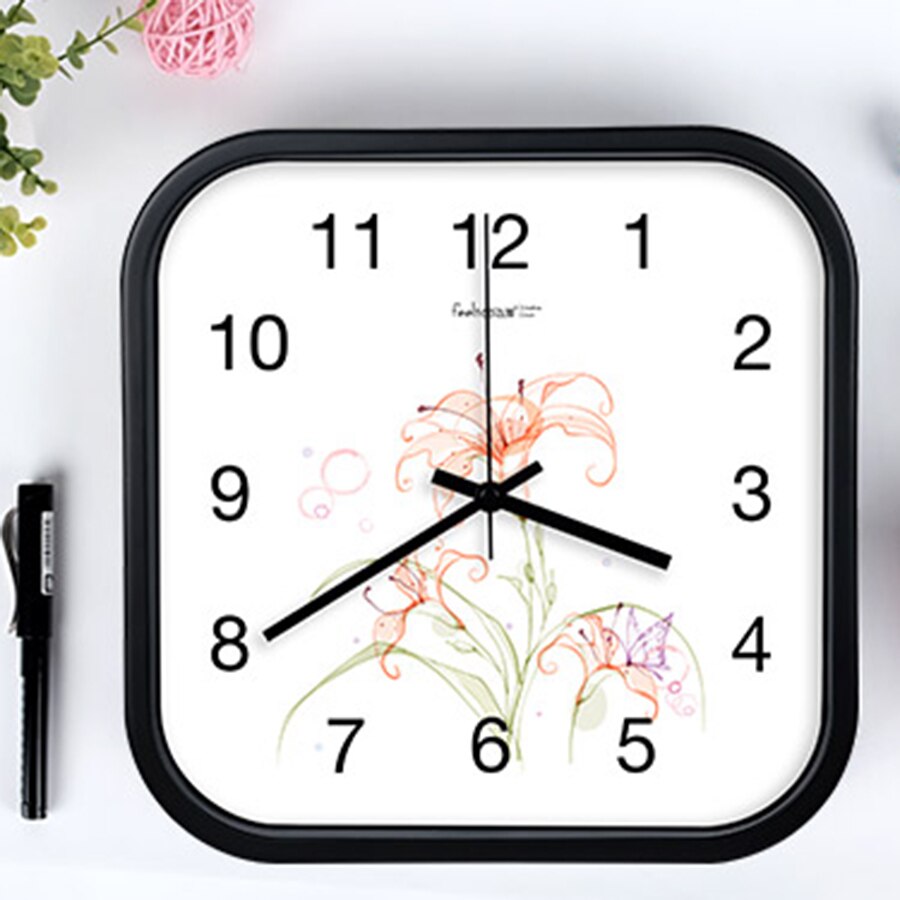 Wandklok digitaal vierkant klok kwarts wandhorloges horloge kwarts wandmuur muurschildering geheime voorraad wandspiegel