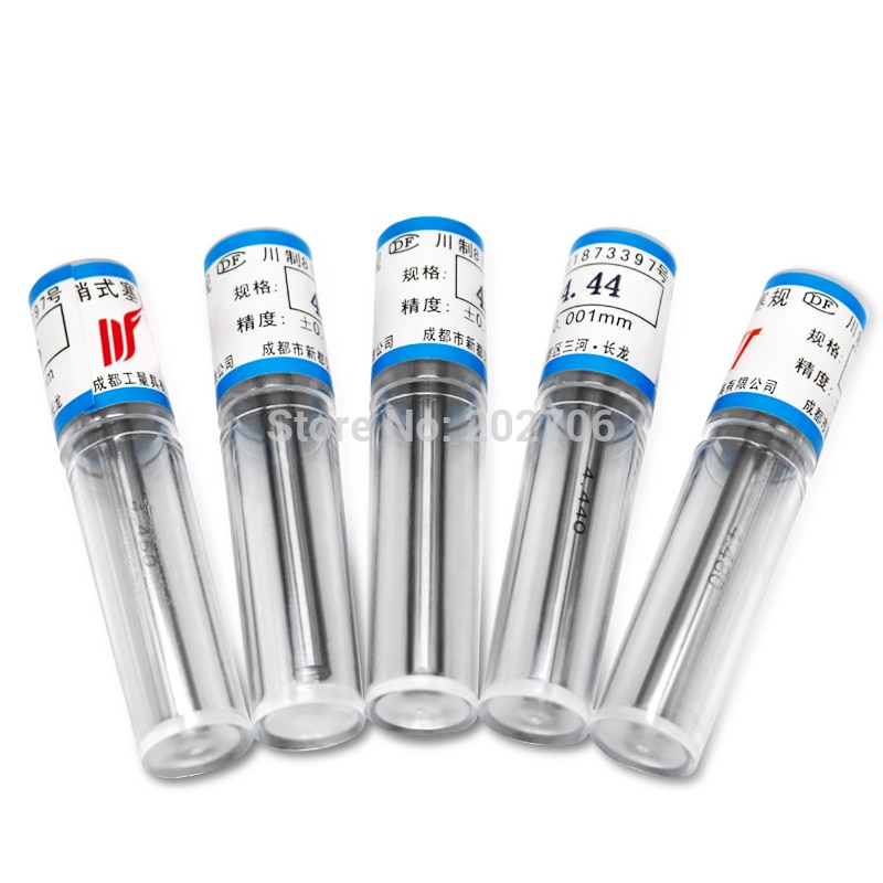 5 stuks/partij 0.1-0.49mm 0.5-5.99mm 6-9.99mm cilindrische pennenmeter gladde plugmeter gatmeter stappenmeter meetinstrument