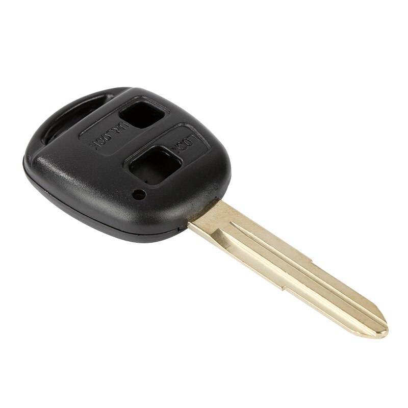 2 Button Remote Key Case Shell Uncut Blade Fob Replacement Shell For TOYOTA YARIS COROLLA RAV4 CAMRY Auto Car Accessories