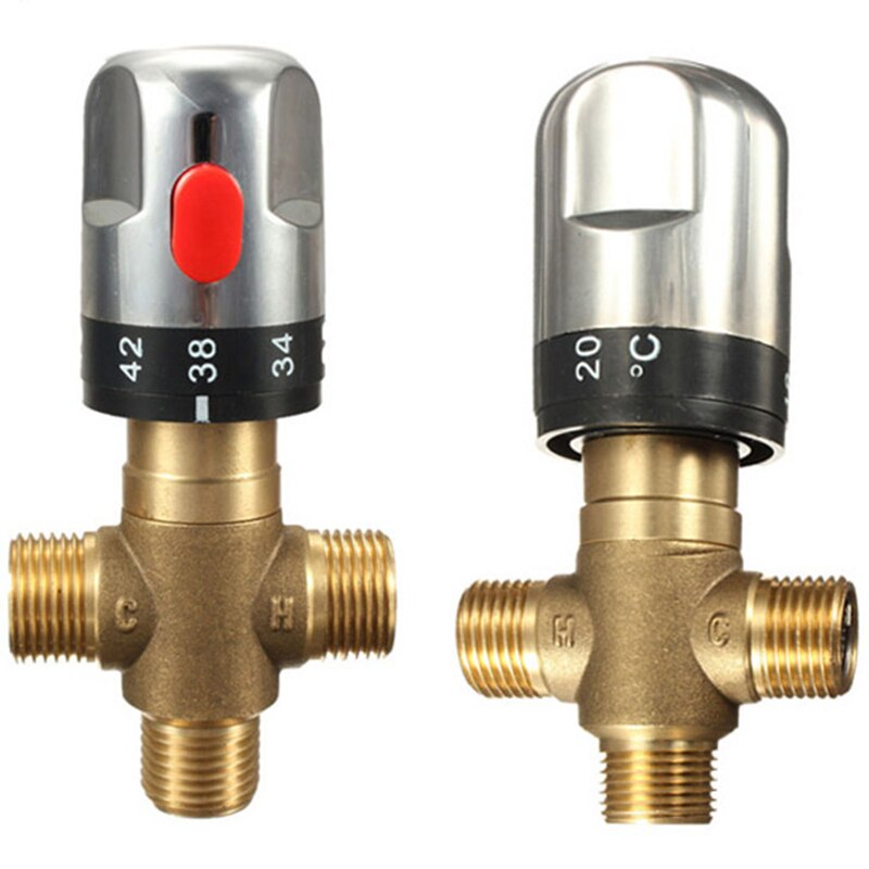 Pipe Thermostat Faucet Thermostatic Mixing Valve Bathroom Water Temperature Control Faucet Cartridges,Solar Water Heater Therm