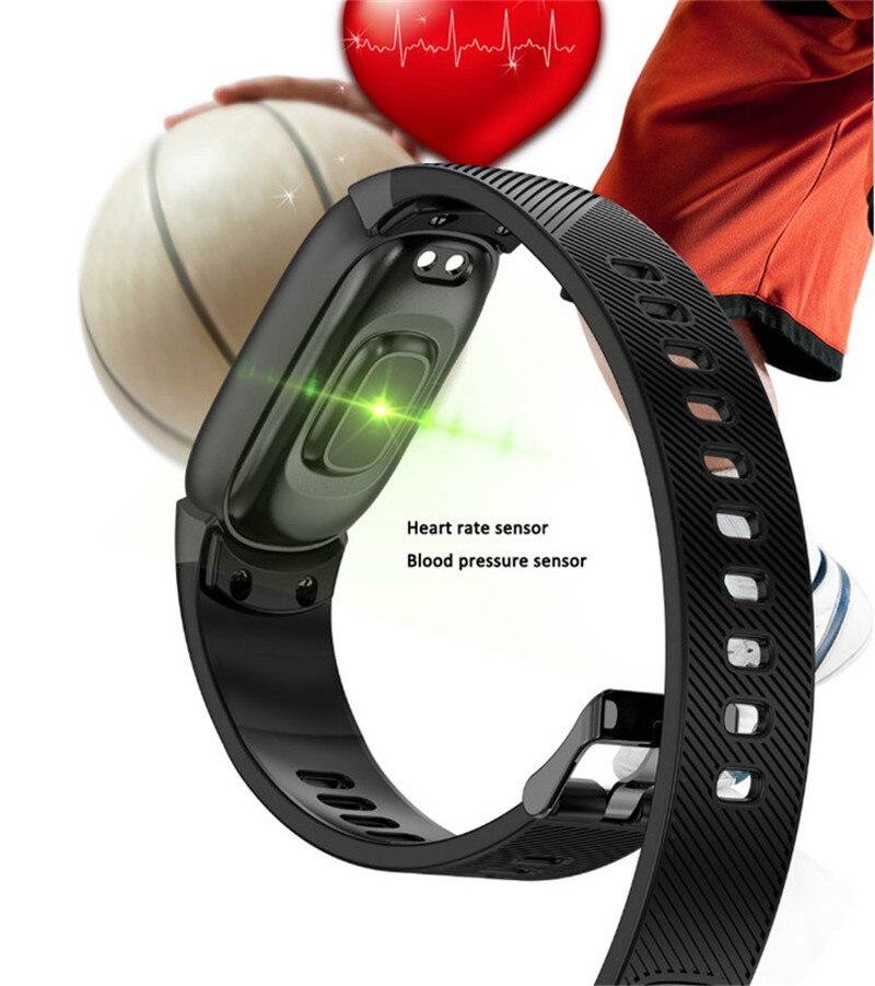 Smart Wristband Blood Pressure Heart Rate Multi-Sport Modes Sleep Monitor Smart Bracelet