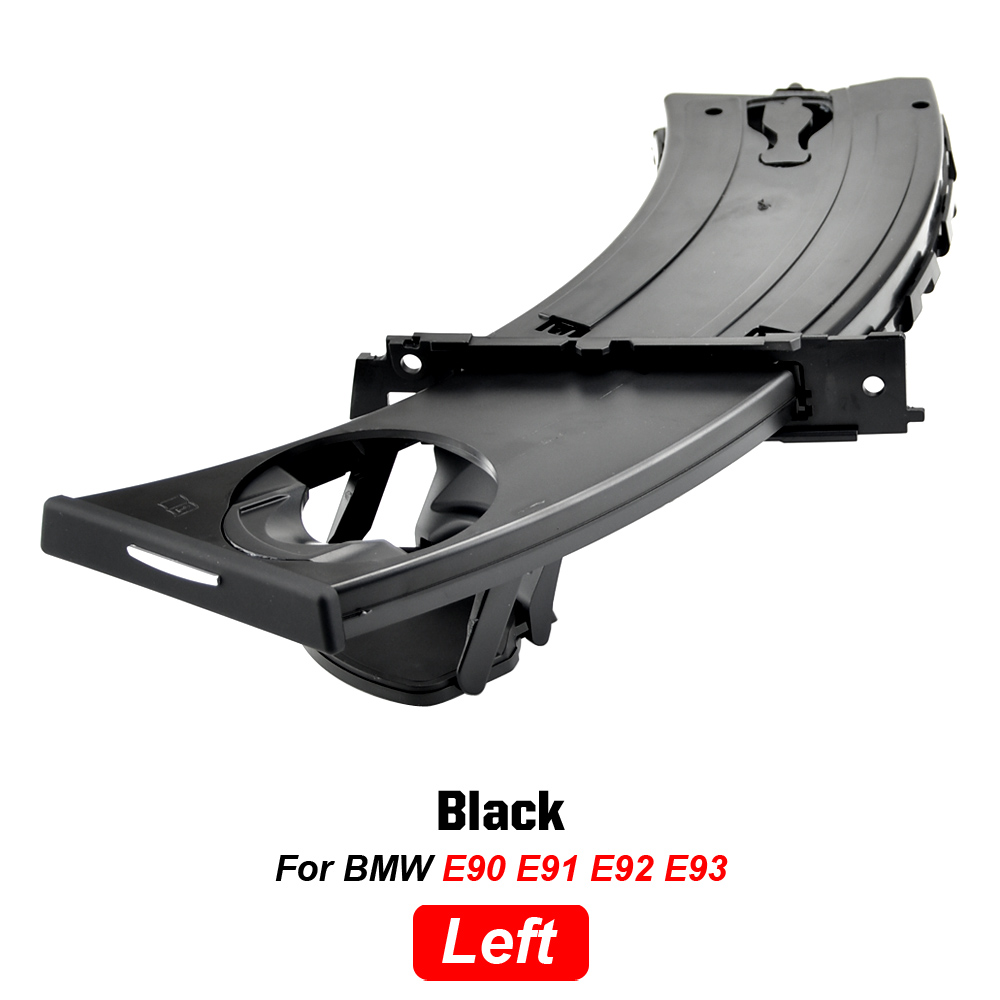Para BMW E90 E91 E92 E93 LHD Panel de soporte para vasos de coche tira Interior embellecedora para BMW Serie 3 M3 2005 51457138798: Gris