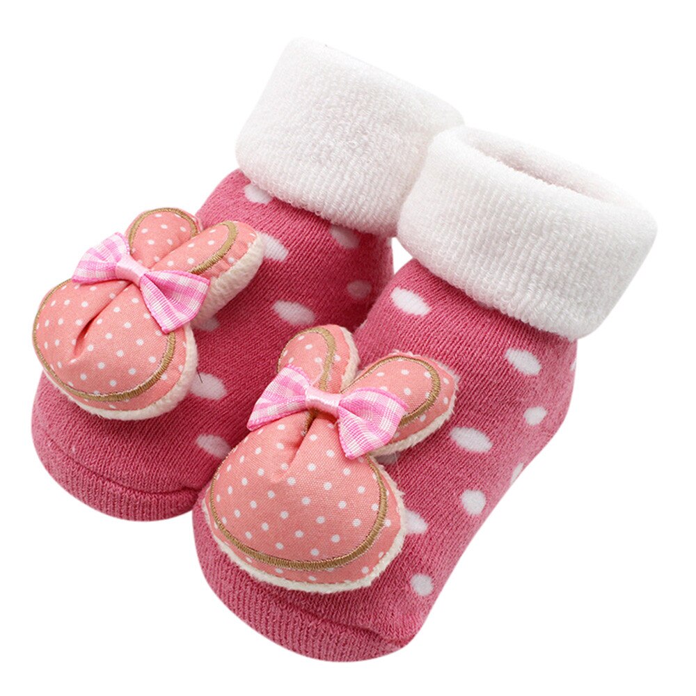 Kinderen Zomer Lente Herfst Cartoon Pasgeboren Baby Meisjes Jongens Pasgeboren Kids Antislip Korte Sokken Slipper Laarzen