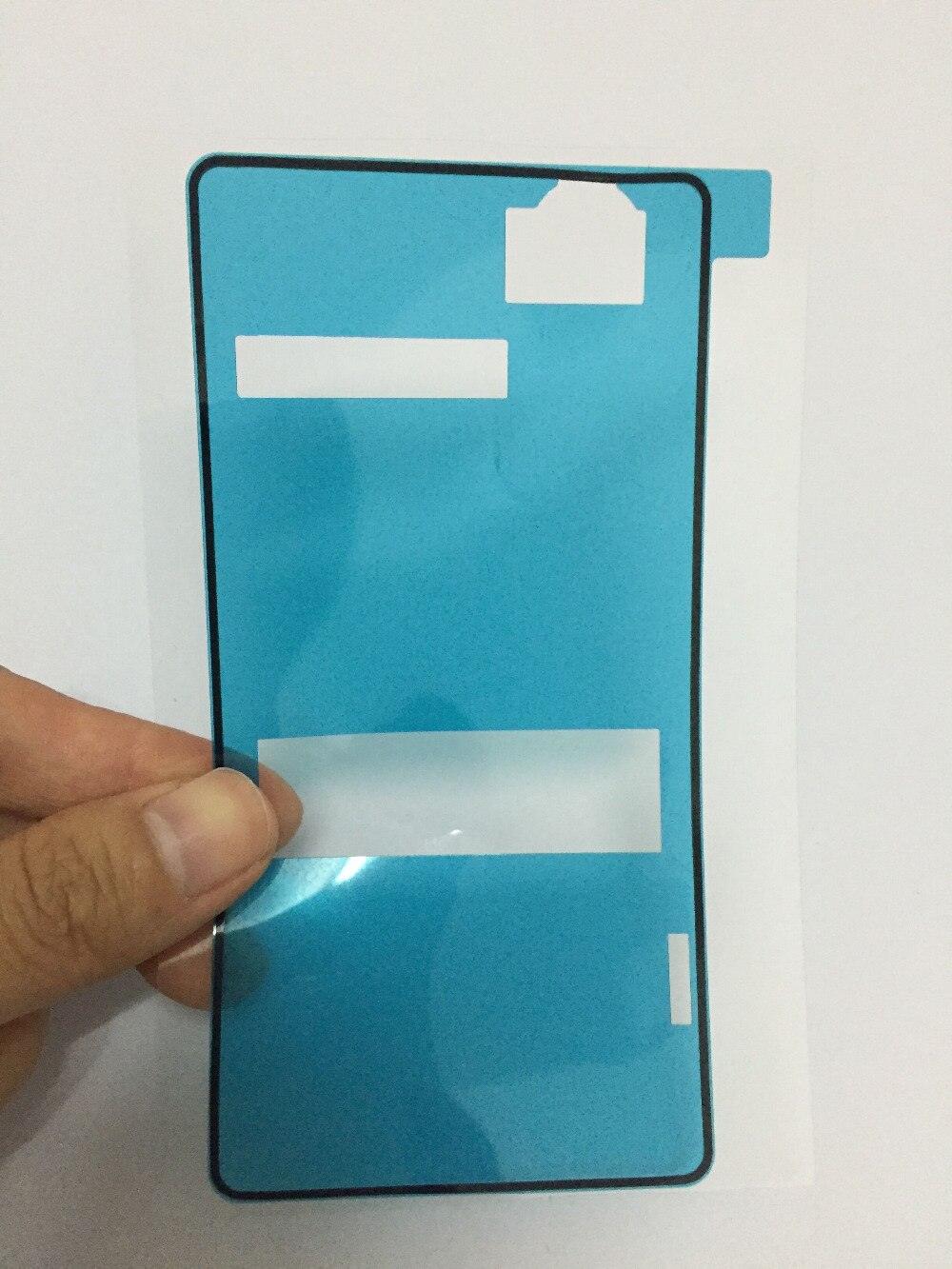 2 stks 100% Originele Back Glas Sticker voor Sony Xperia Z3 Compact D5803 D5833; Waterdichte Back Batterij Cover Sticker