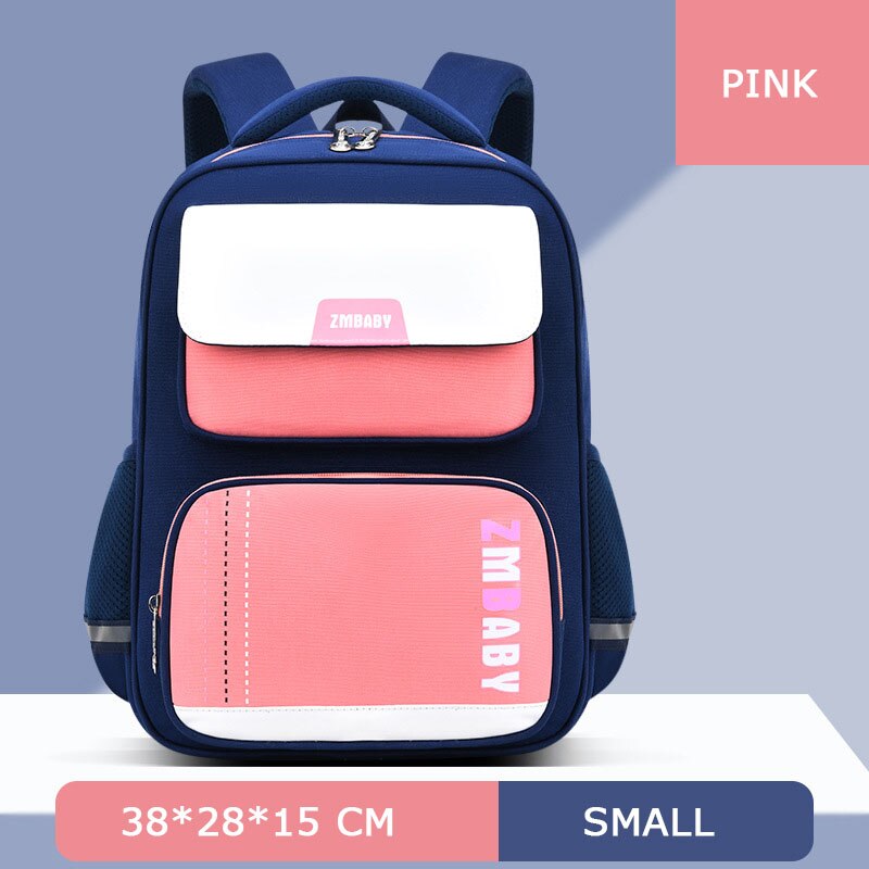 4 farbe Oxford Wasserdichte freundlicher Schule Rucksäcke für Klasse 1-6 Teenager Jungen Mädchen Primäbetreffend freundlicher Schule Taschen Junge Art Buch Tasche: klein-Rosa