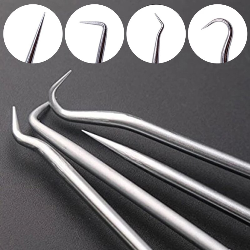 9Pcs Hook Pick Set Car Repair Oil Seal O-Ring Remover Hand Tool Air Cylinder Cleaning Set Tools Oil Seal Screw Drive Puller