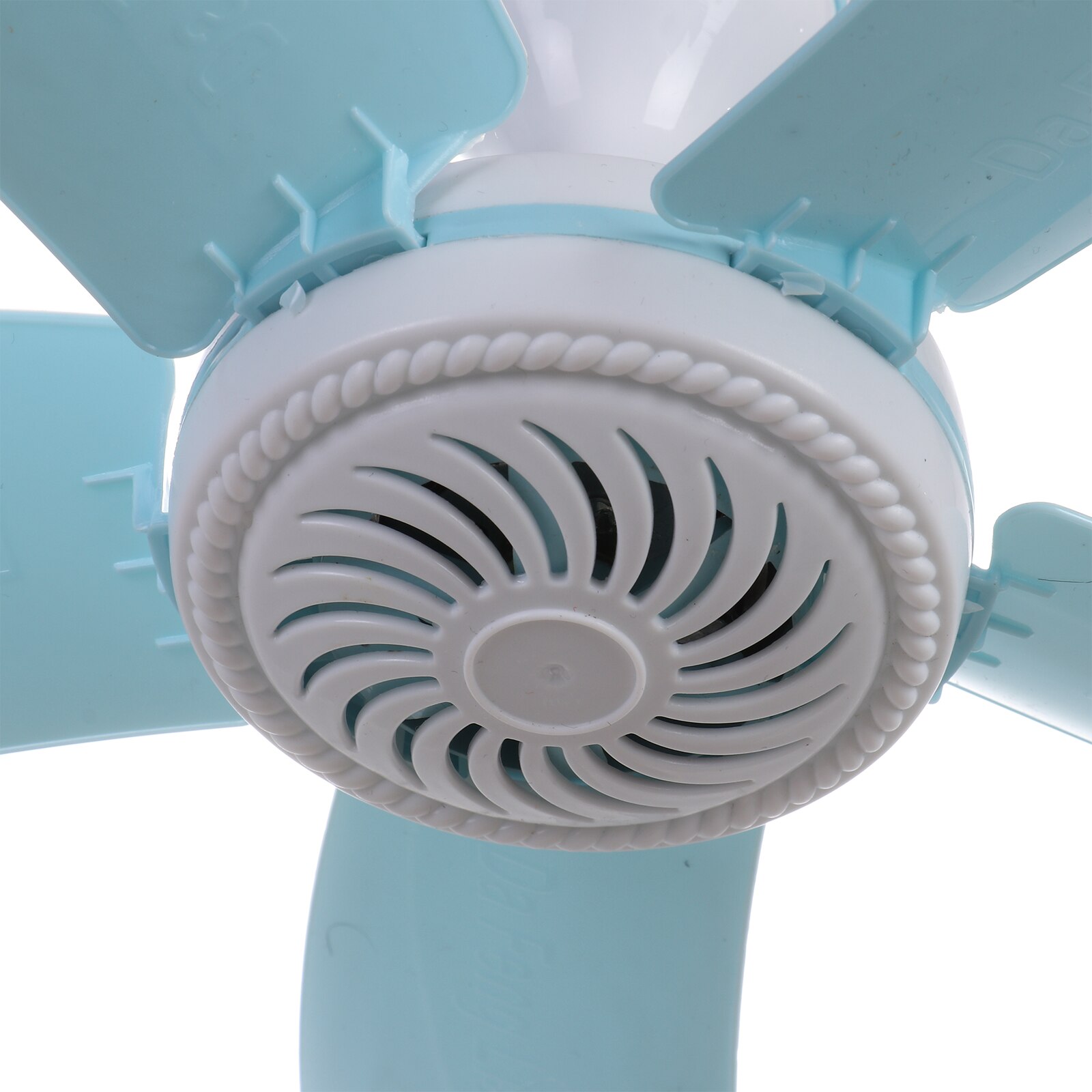 220V mini wentylator sufitowy przenośny energooszczędny wentylator sufitowy 6 liści miękka łopatka wentylatora cichy mini wentylator wiszący robić sypialni sypialni