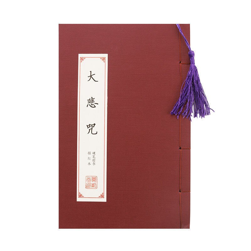 Hard Pen Diamond Sutra Calligraphy Practice Small Running Regular Script Chinese Calligraphy Copybook Fountain Pen Copybook: M