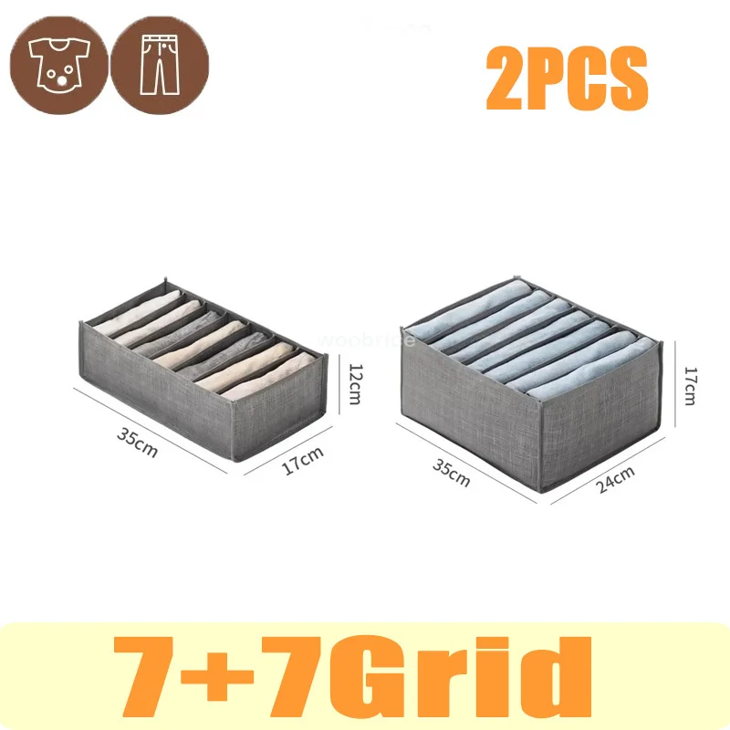 Bekleidungs organization System Unterwäsche Schublade Organizer Aufbewahrung sbox faltbare Schrank Schublade Lagerung für Unterhosen Socken BH: Brown