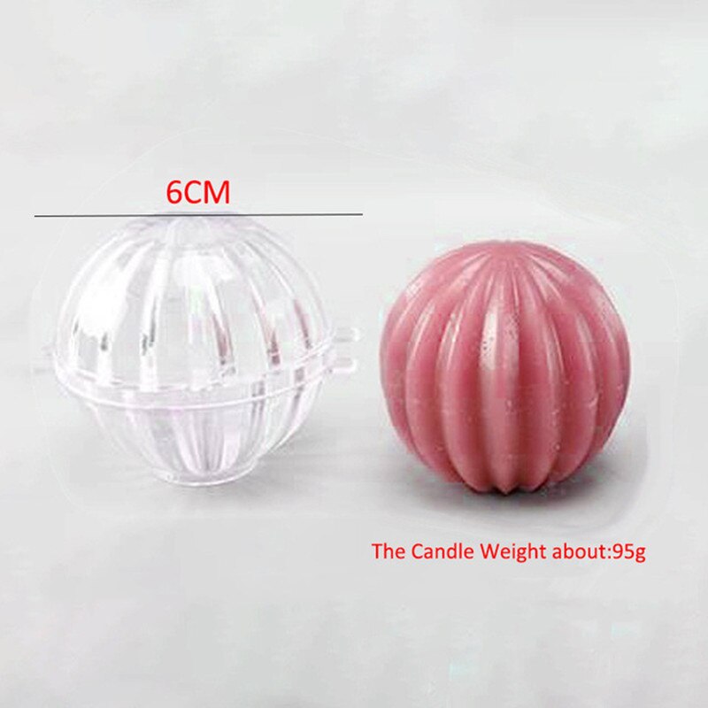 Cactus redondo vela moldes 3d forma de la Bola de acrílico vela Diy molde aromaterapia escayola casa Decortion jabón hecho a mano molde