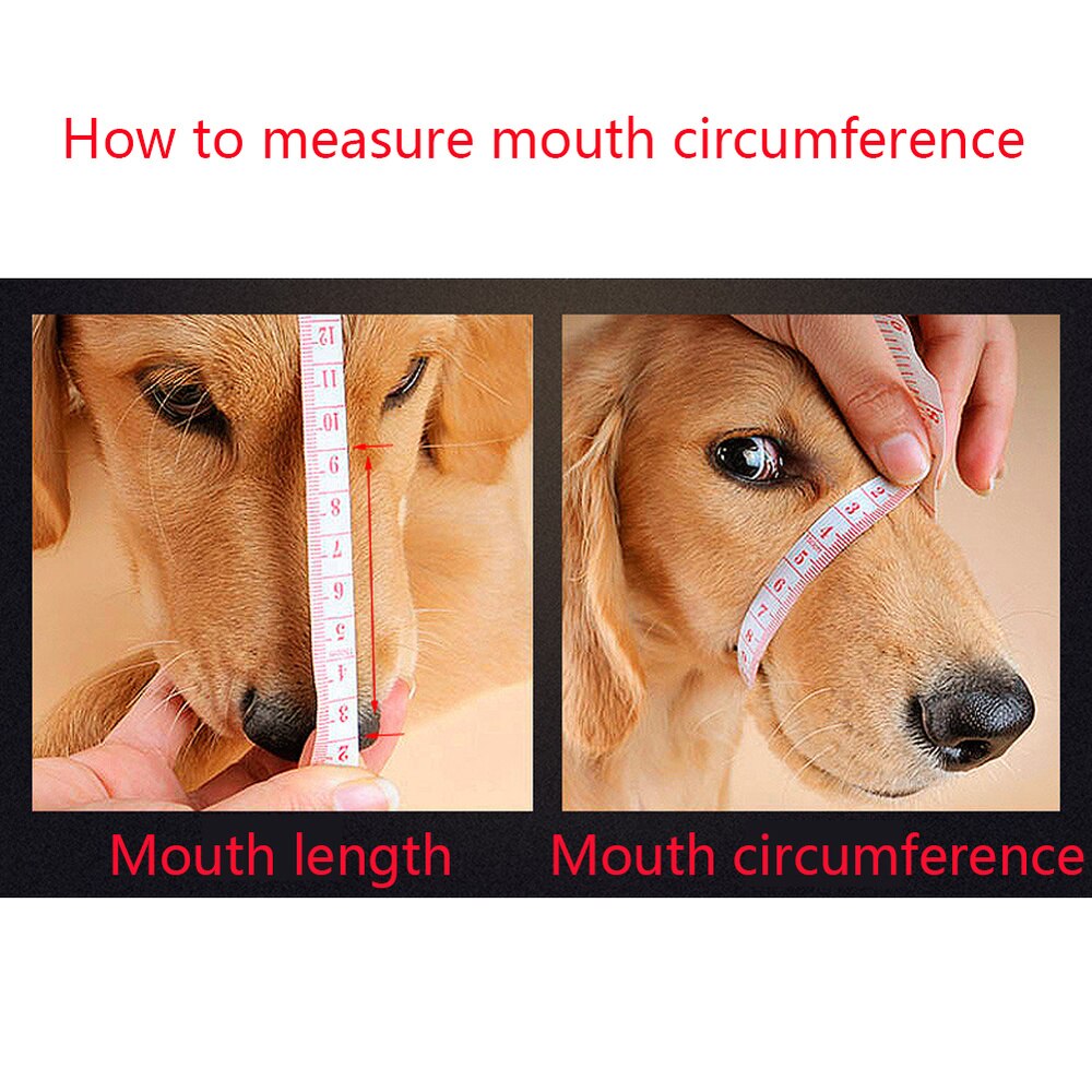 Mascarilla ajustable para mascotas, máscara para ladrar y morder, suave, para el cuidado de la boca, Anti-Parada de masticar, para perros pequeños y grandes