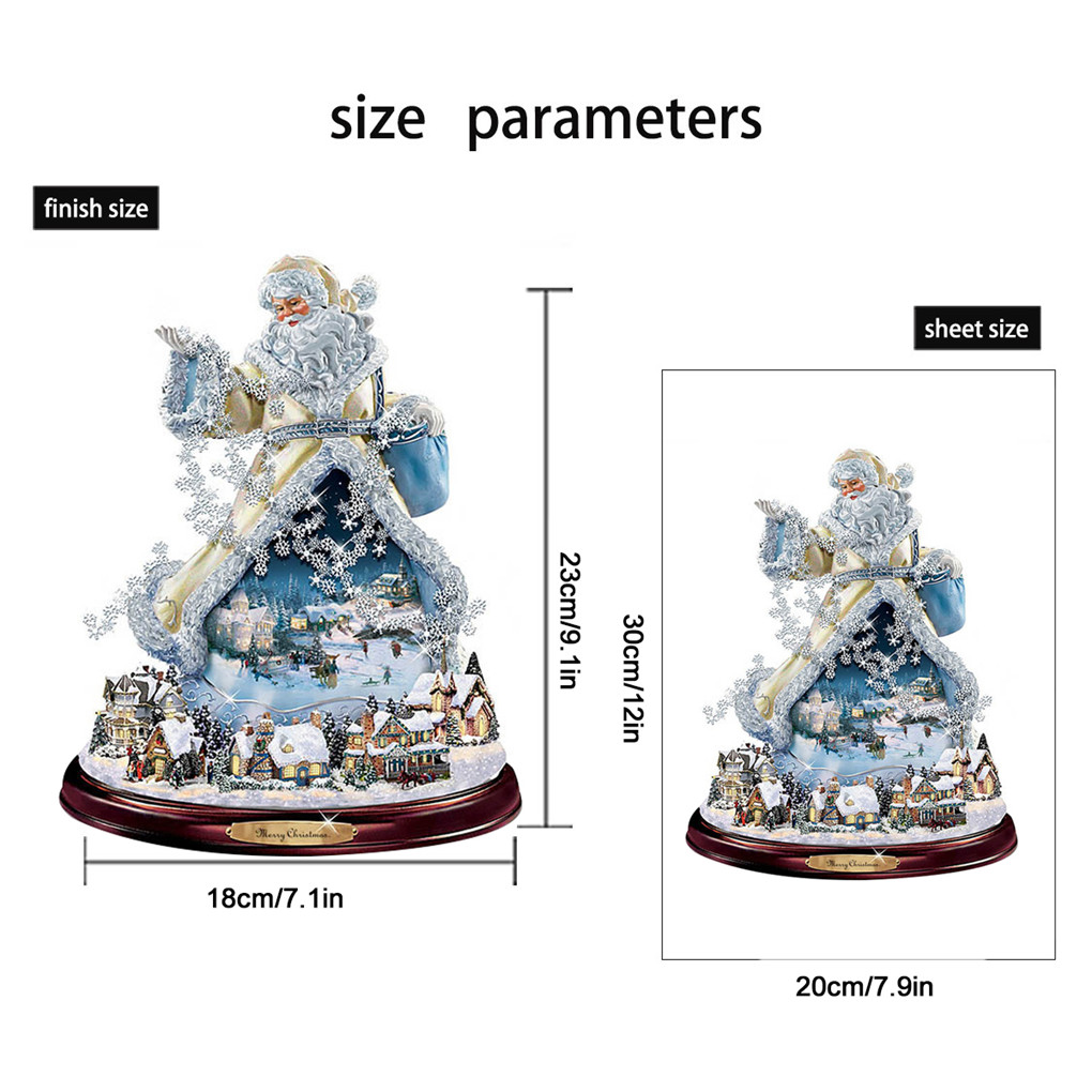 Christmas Window Sticker PVC Waterproof Wallpaper Decorative Santa Claus Sticker Home Shop Office Christmas Decoration stickers: 6