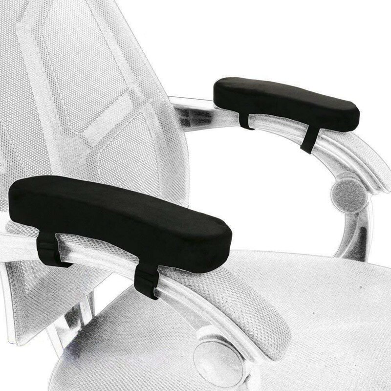 2 stk stol armlæn pad hukommelse skum behagelig kontorstol armlæn betræk til albuer
