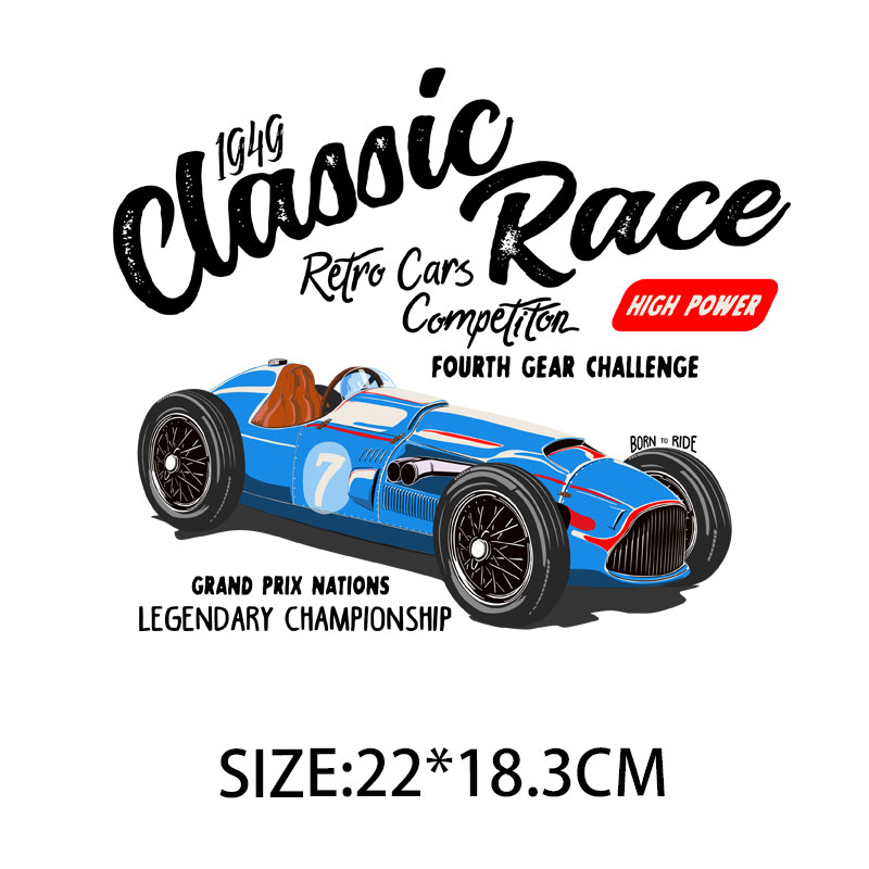 Auto Racing Klebstoff patches Brief Aufkleber Wärme Transfer PVC Patch Applique auf Kleidung Patches für Kinder Kleidung Jacke: KK869-8B
